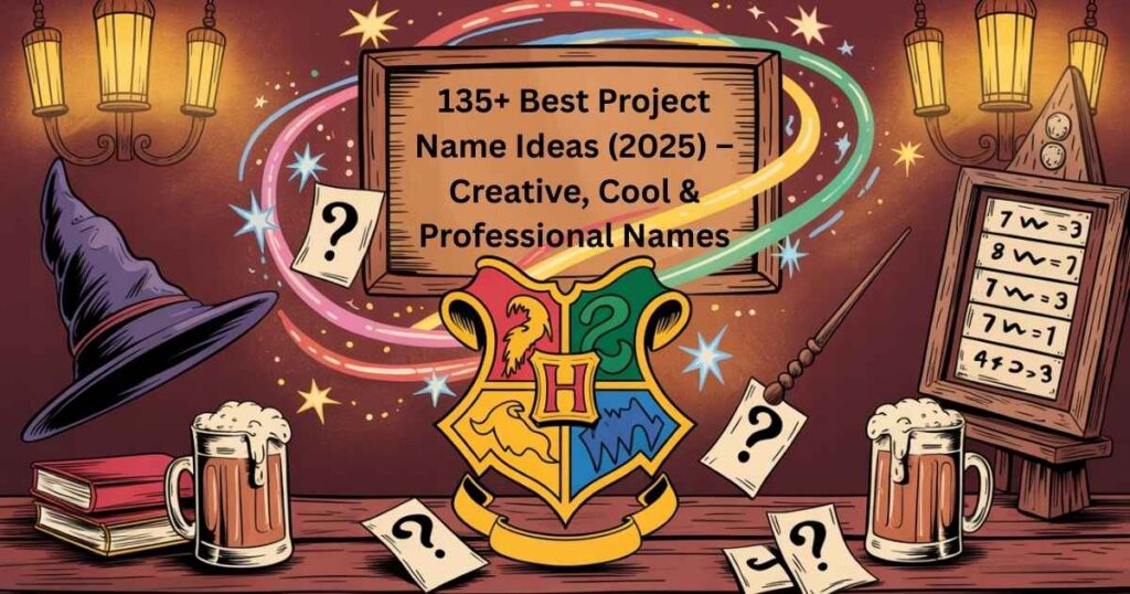 135+ Best Project Name Ideas (2025) – Creative, Cool & Professional Names