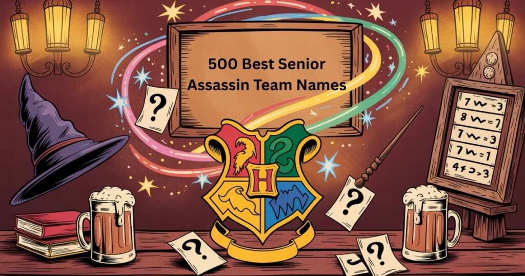 500 Best Senior Assassin Team Names