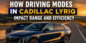 do the driving modes in cadillac lyriq offer different ranges or battery usages